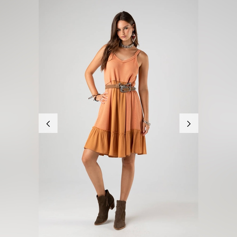 Miss Me Cami Two Tone Dress